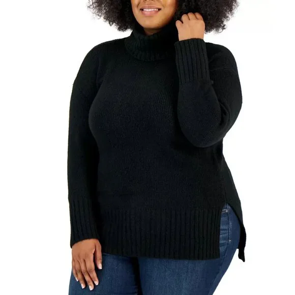 Sweater Dress Plus Size Black Tunic Sweater Oversized Tunic Dress